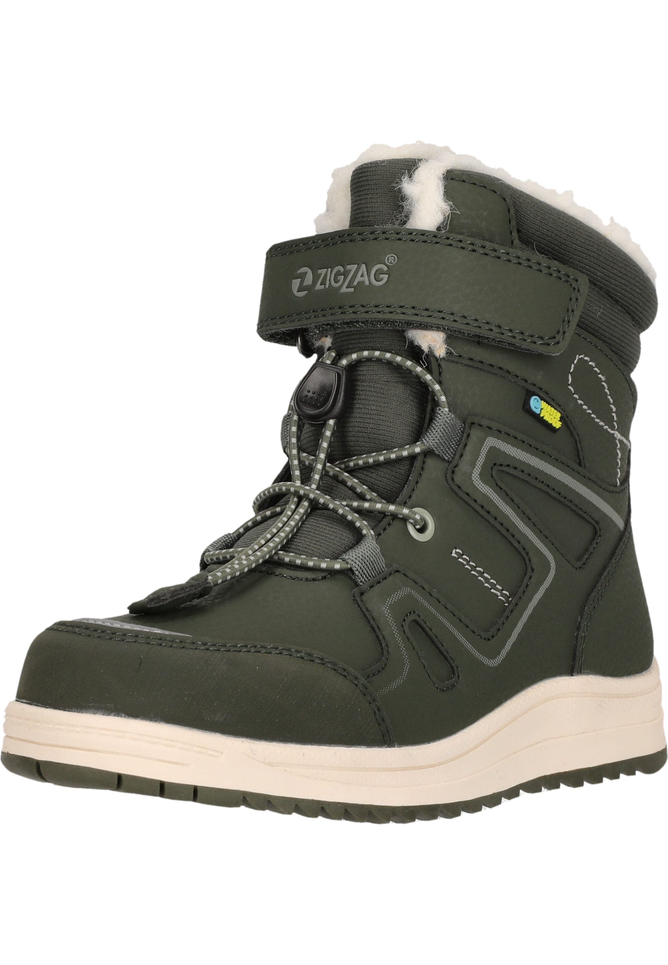 ZigZag Snow boots 'Rincet' in Green: front