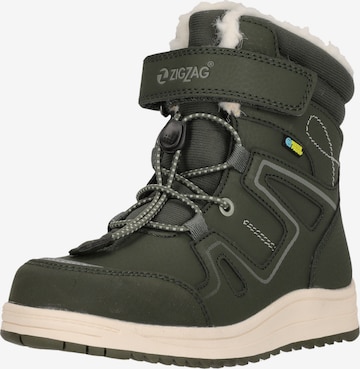 ZigZag Snowboots 'Rincet' in Groen: voorkant