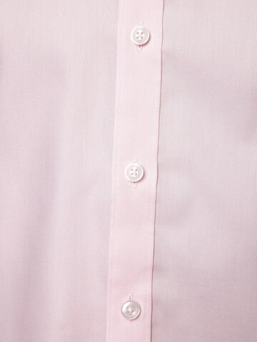 Finshley & Harding Slim Fit Businesshemd in Pink
