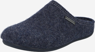 SHEPHERD OF SWEDEN Pantoufle en marine, Vue avec produit