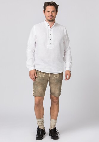 STOCKERPOINT Regular fit Traditional Button Up Shirt 'Senna' in White