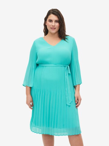 Zizzi Dress 'CACATHRINE' in Blue: front