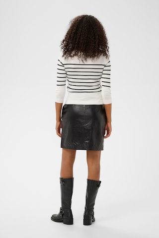 Pull-over 'Lizza' Kaffe en blanc