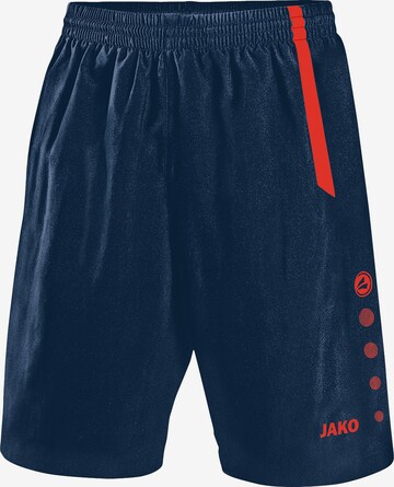 JAKO Regular Workout Pants 'Turin' in Blue: front