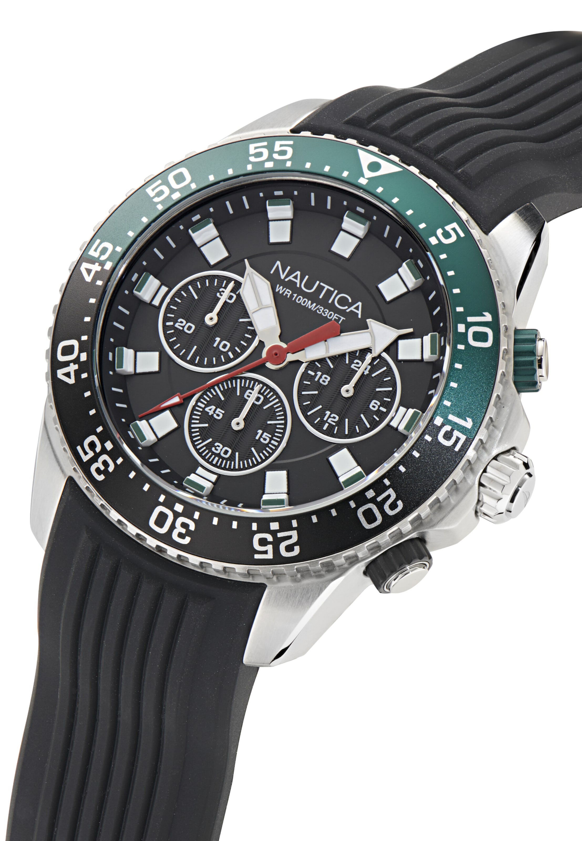 NAUTICA Analog Watch 'ONE' in Black