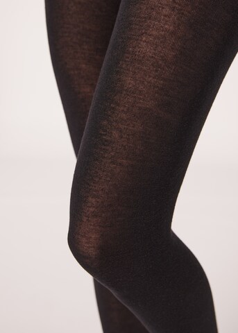 CALZEDONIA Strumpfhose 'thermo' in Schwarz
