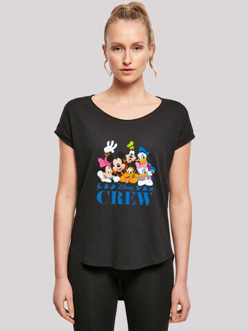 F4NT4STIC Shirt 'Disney Mickey Mouse Disney Friends' in Zwart: voorkant