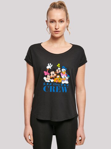 F4NT4STIC Shirt 'Mickey Mouse Disney Friends' in Zwart: voorkant