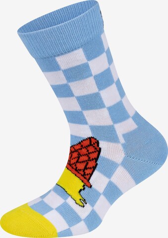 Happy Socks Sokken 'Ice Cream-Carrot' in Blauw