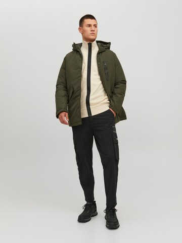 JACK & JONES Sweatjakke i beige