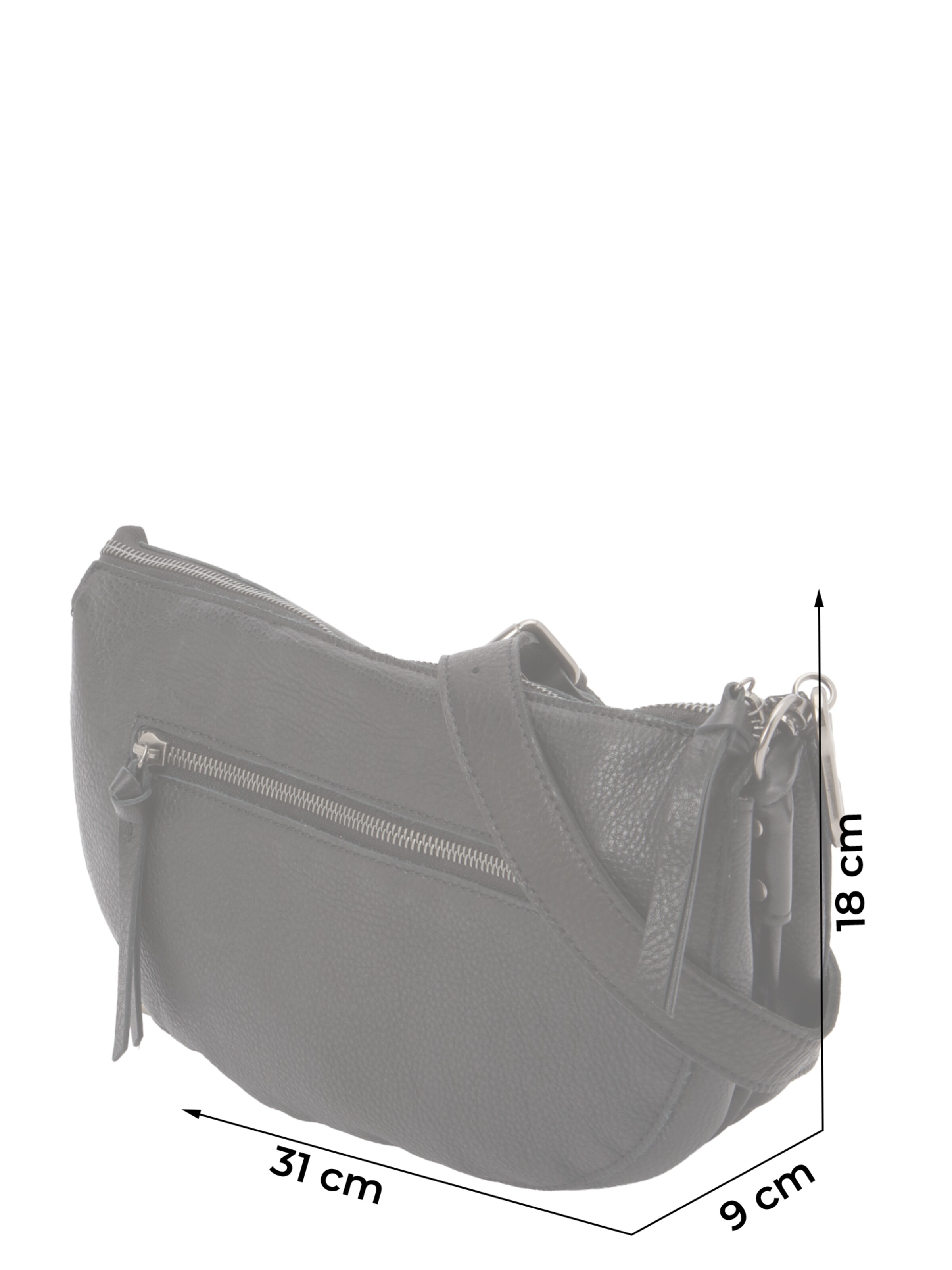 FREDsBRUDER Válltáska 'My Forever Friend Curve' - fekete