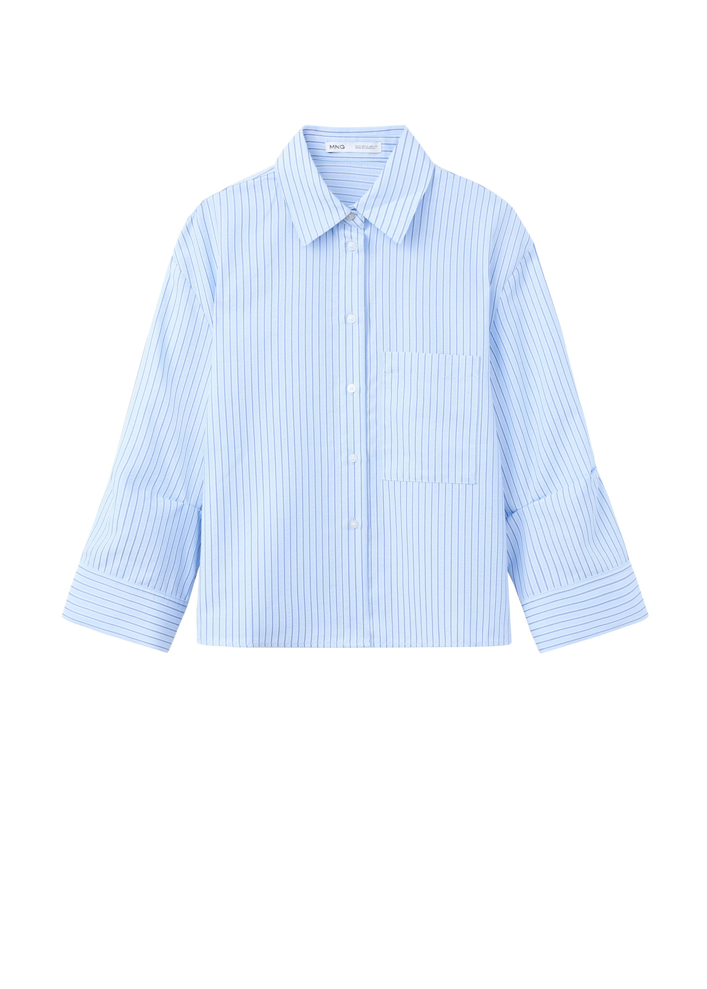 MANGO Bluza 'RUA' | modra barva: sprednja stran