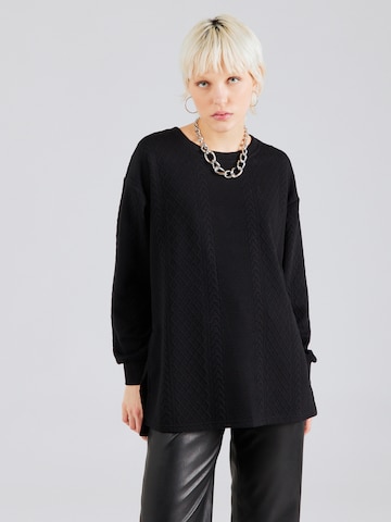 Sweat-shirt 'BENITTA' JDY en noir : devant