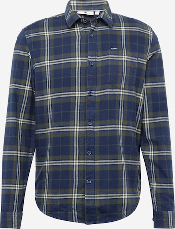 GARCIA Regular fit Button Up Shirt in Blue: front