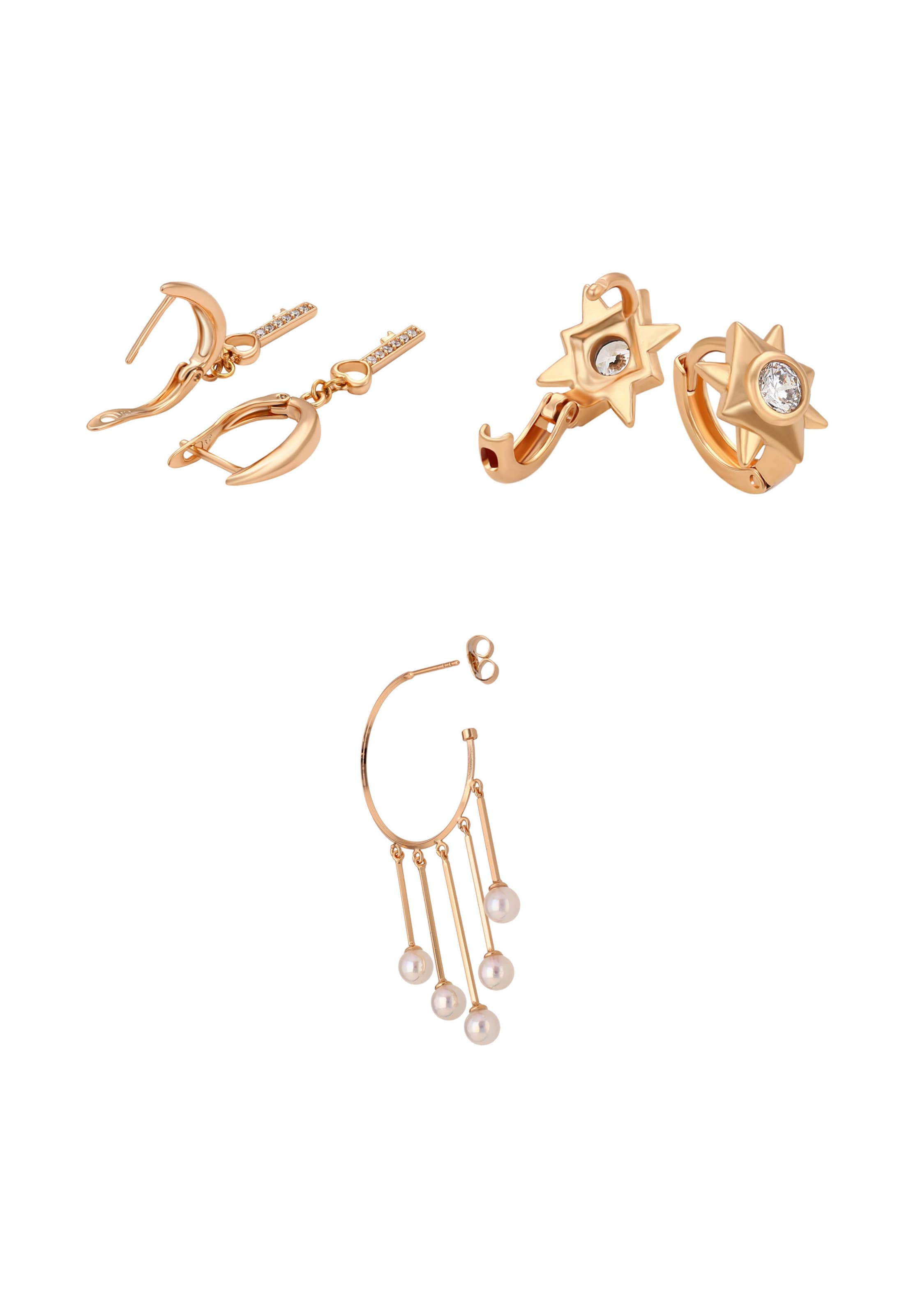 faina Earrings in Gold
