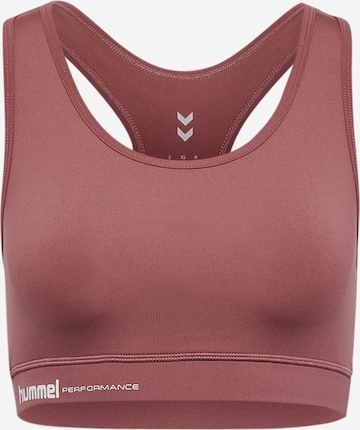 purpurinė Hummel Biustjė Sportinė liemenėlė 'Pulse': priekis