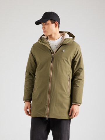 JACK & JONES Winter Jacket 'JPRBLUALVES' in Green: front