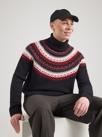 GANT Свитер 'FAIR ISLE' в Черный: спереди