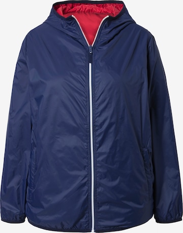 Ulla Popken Tussenjas in Blauw: voorkant