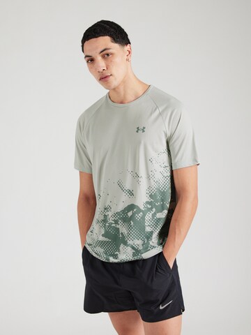 UNDER ARMOUR Funktionsshirt in Grün: Vorderseite