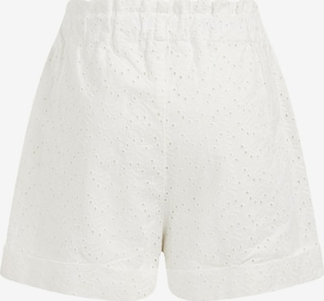 regular Pantaloni di WE Fashion in bianco
