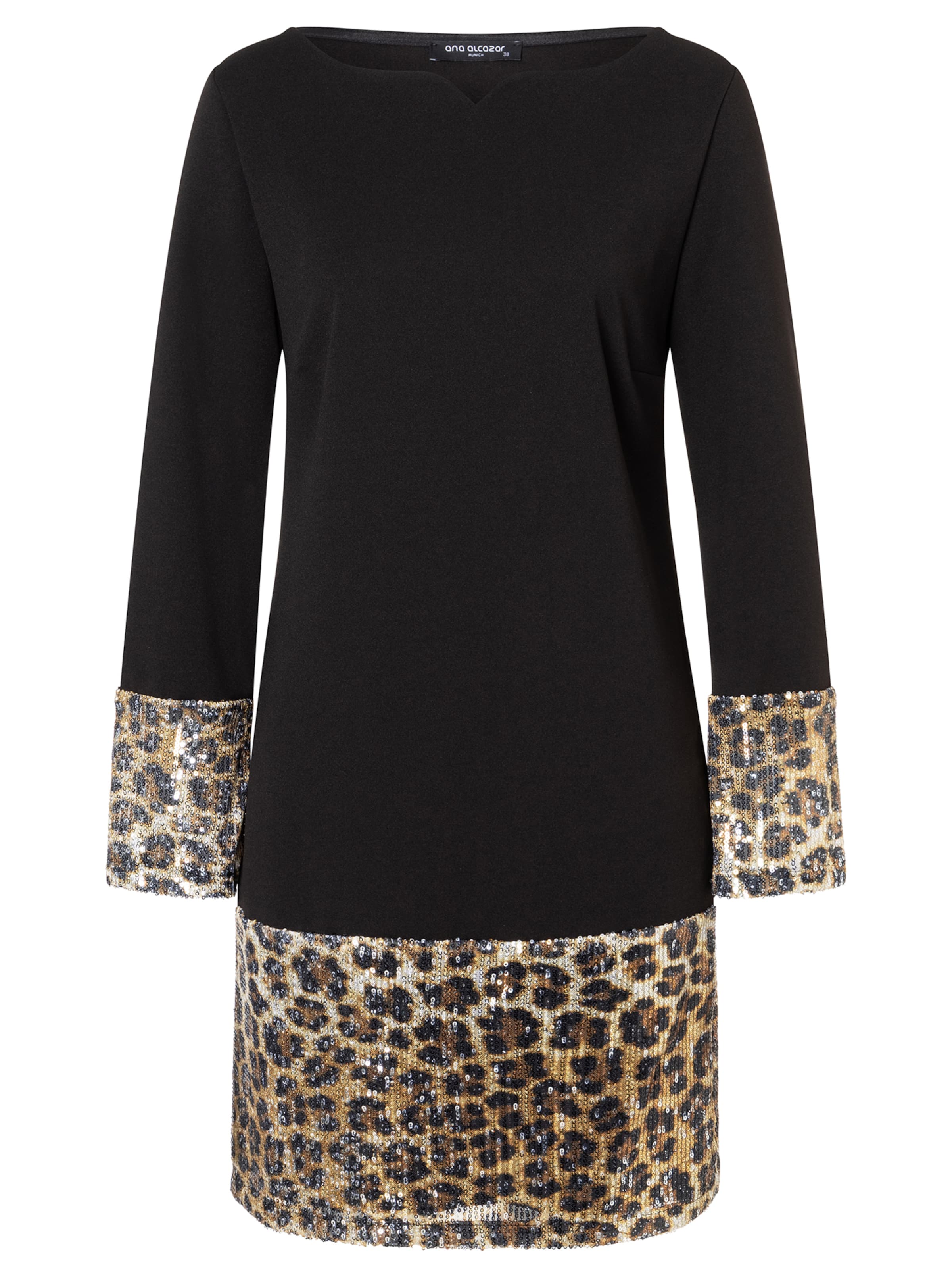 Ana Alcazar Kleid in Schwarz: Vorderseite