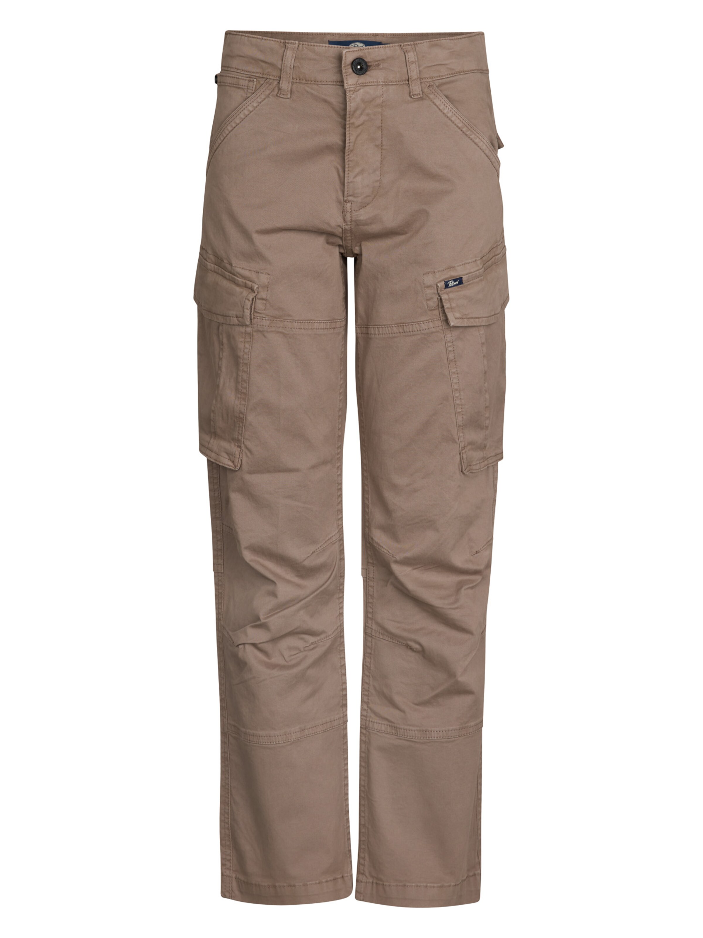 Petrol Industries Regular Broek 'Fremont' in Bruin: voorkant