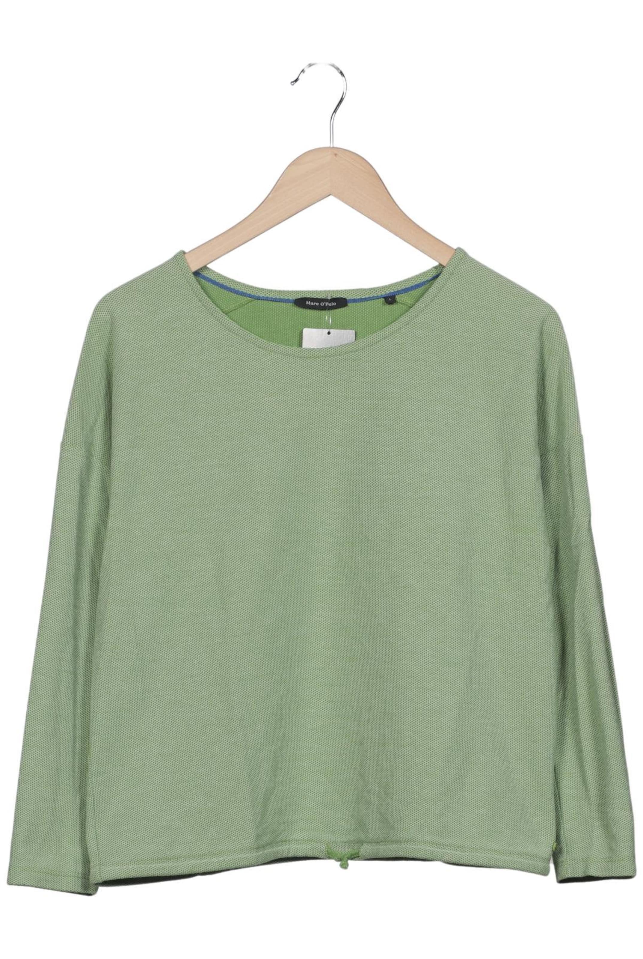 Marc O'Polo Sweatshirt & Zip-Up Hoodie in L in Green: front