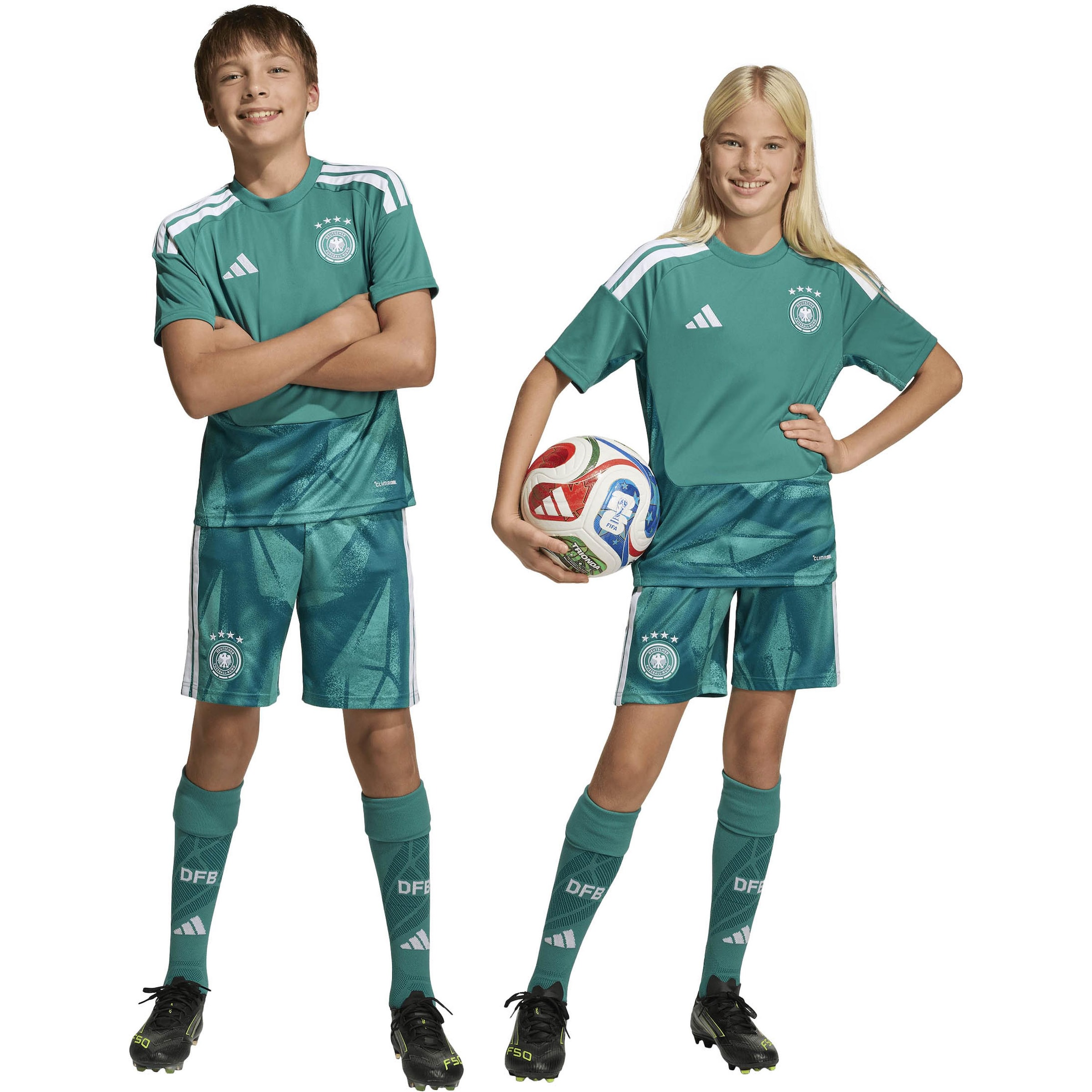 žalia ADIDAS PERFORMANCE Standartinis Sportinės kelnės 'DFB Torwart Home'