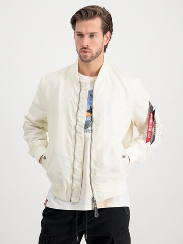 Veste mi-saison ALPHA INDUSTRIES en blanc