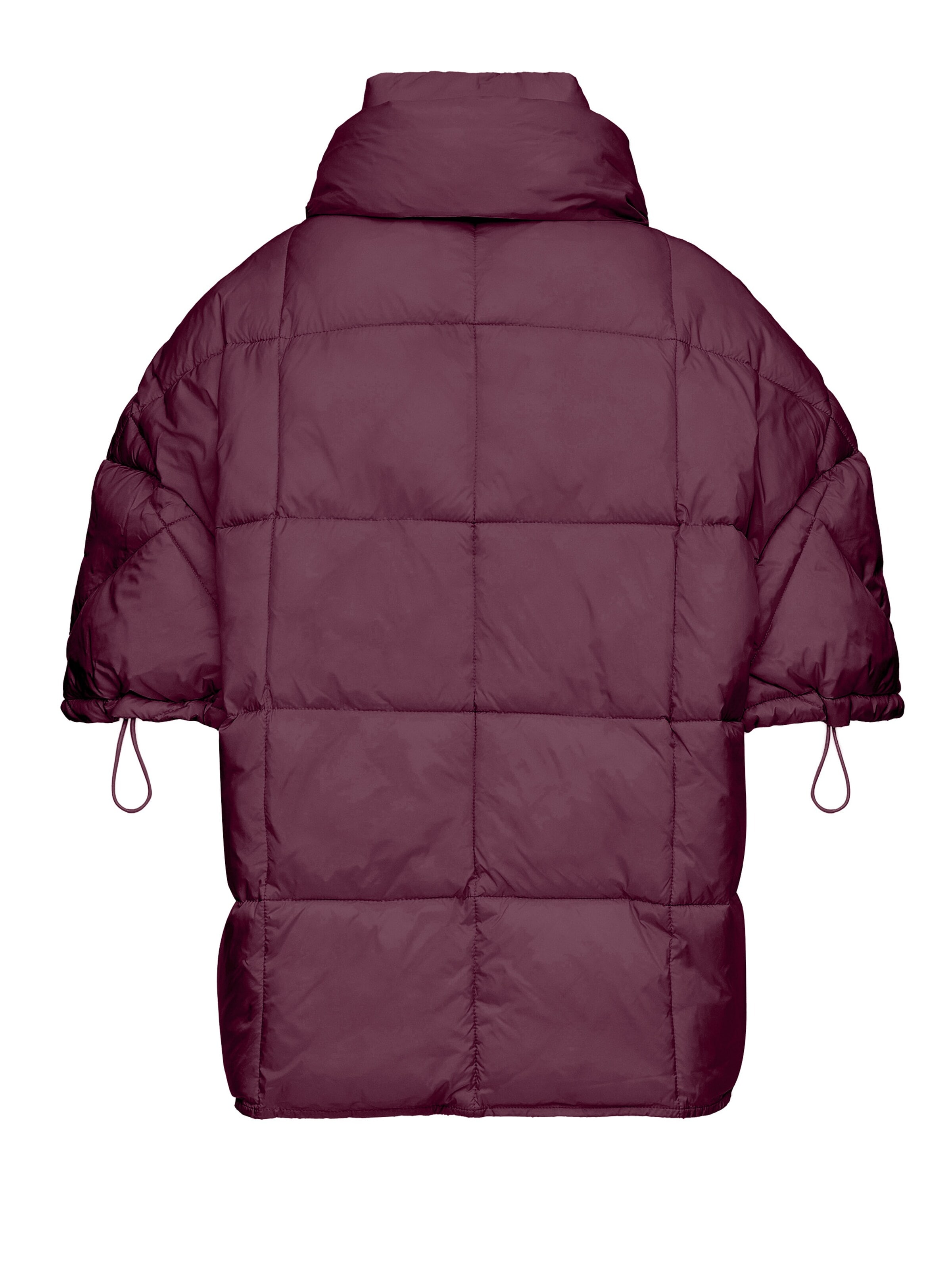 MANISA Between-season jacket 'Weste' in Purple