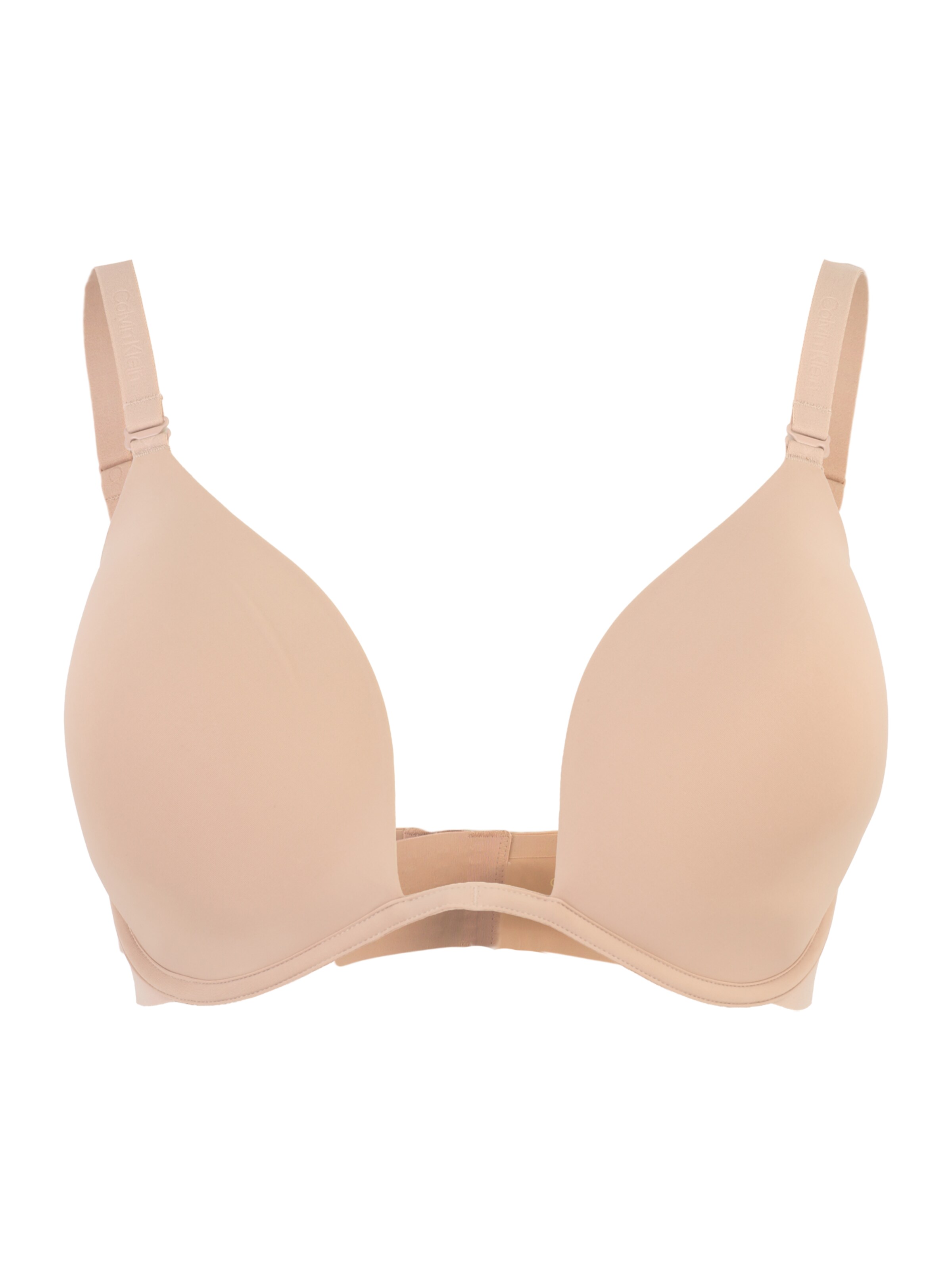 Calvin Klein Push-up BH 'Perfectly Fit' in Beige: voorkant