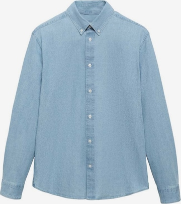 MANGO MAN Regular Fit Hemd 'Corinto' in Blau: Vorderseite