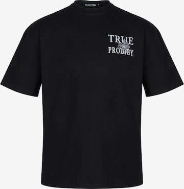 trueprodigy - Camiseta 'Alex F' en negro: frente