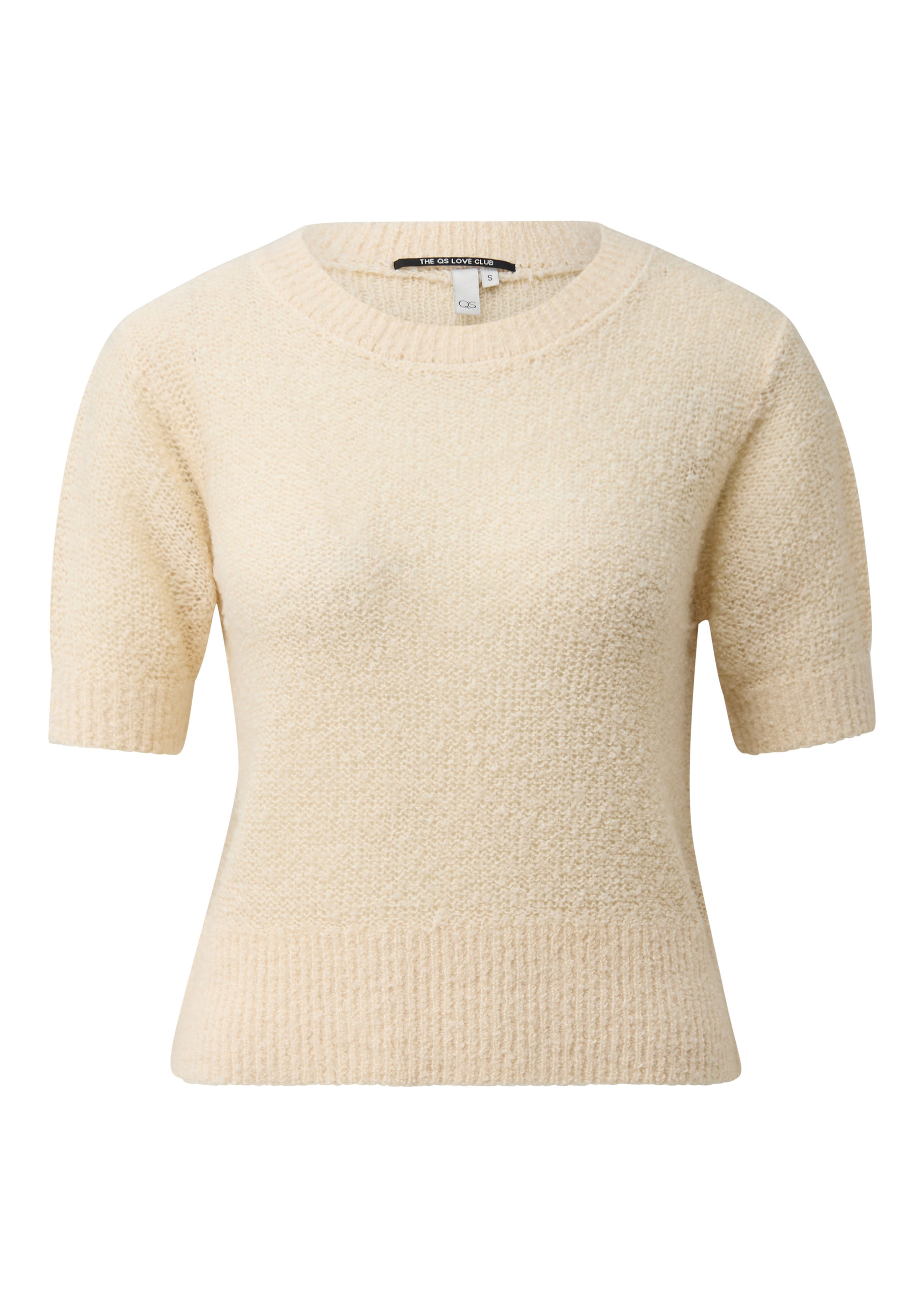 QS Trui in Beige: voorkant