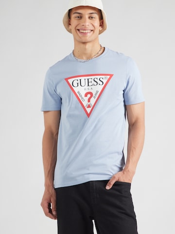 GUESS Bluser & t-shirts i blå: forside