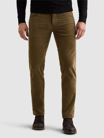 PME Legend Regular Byxa 'PME Legend Nightflight regular fit pants in corduroy' i brun: framsida
