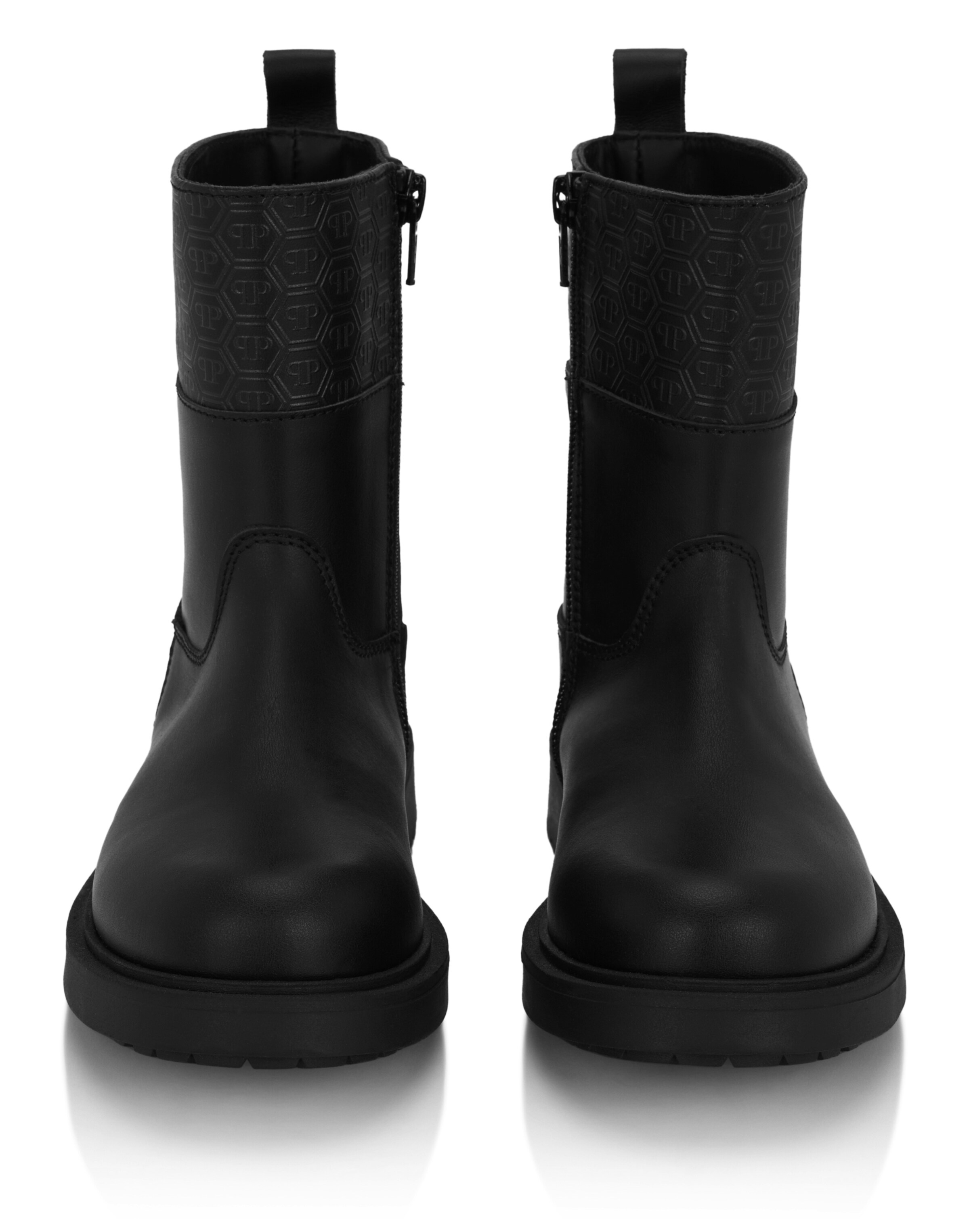Bottes Philipp Plein en noir