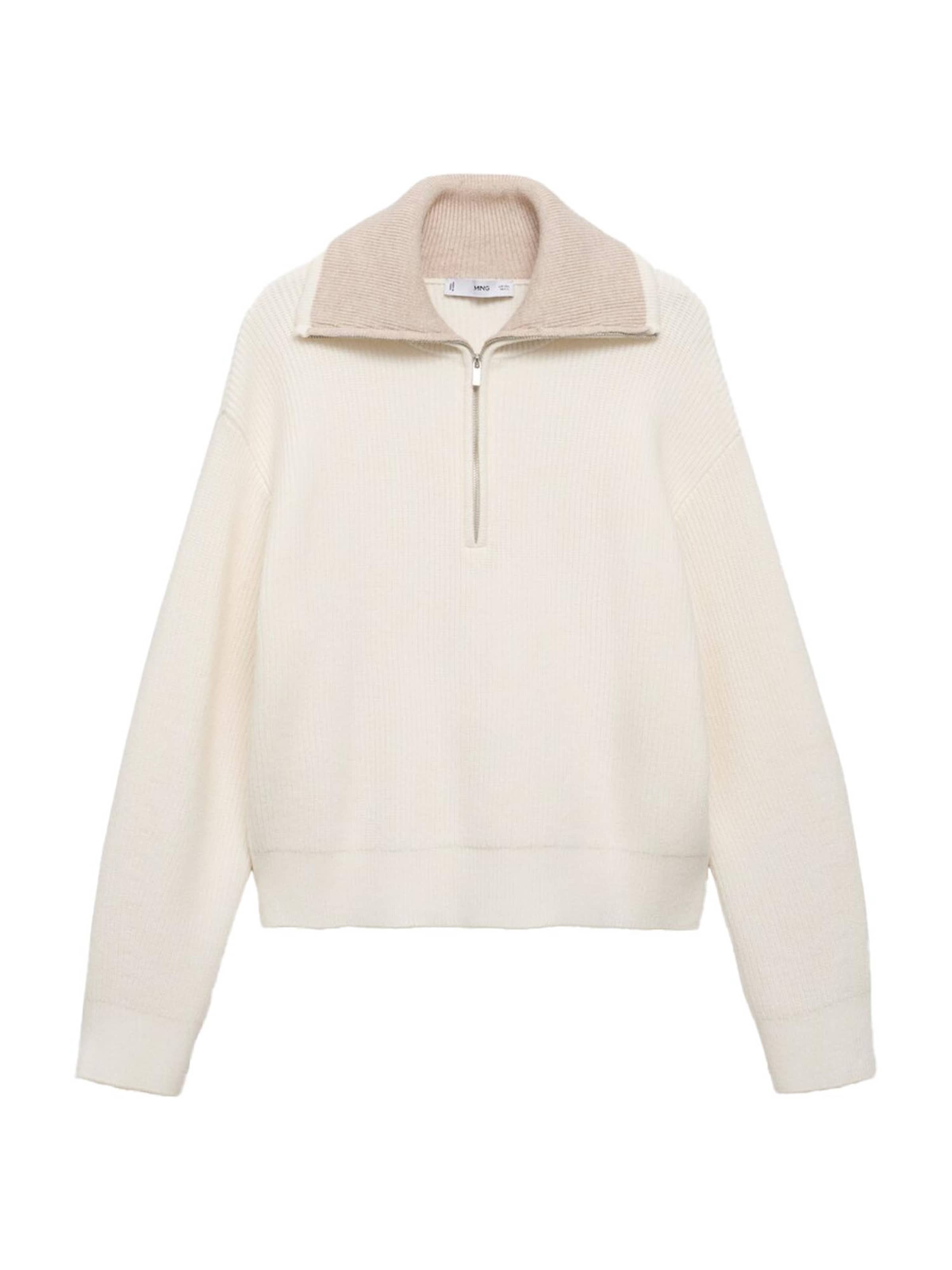 MANGO Pullover 'RIZON' in Grau: Vorderseite