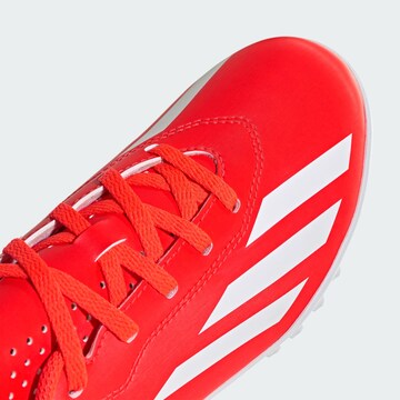 Chaussure de sport 'X Crazyfast Club TF' ADIDAS PERFORMANCE en rouge