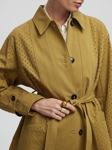 Ipekyol Between-seasons coat in Yellow