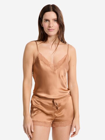 ETAM Pajama Pants in Beige: front