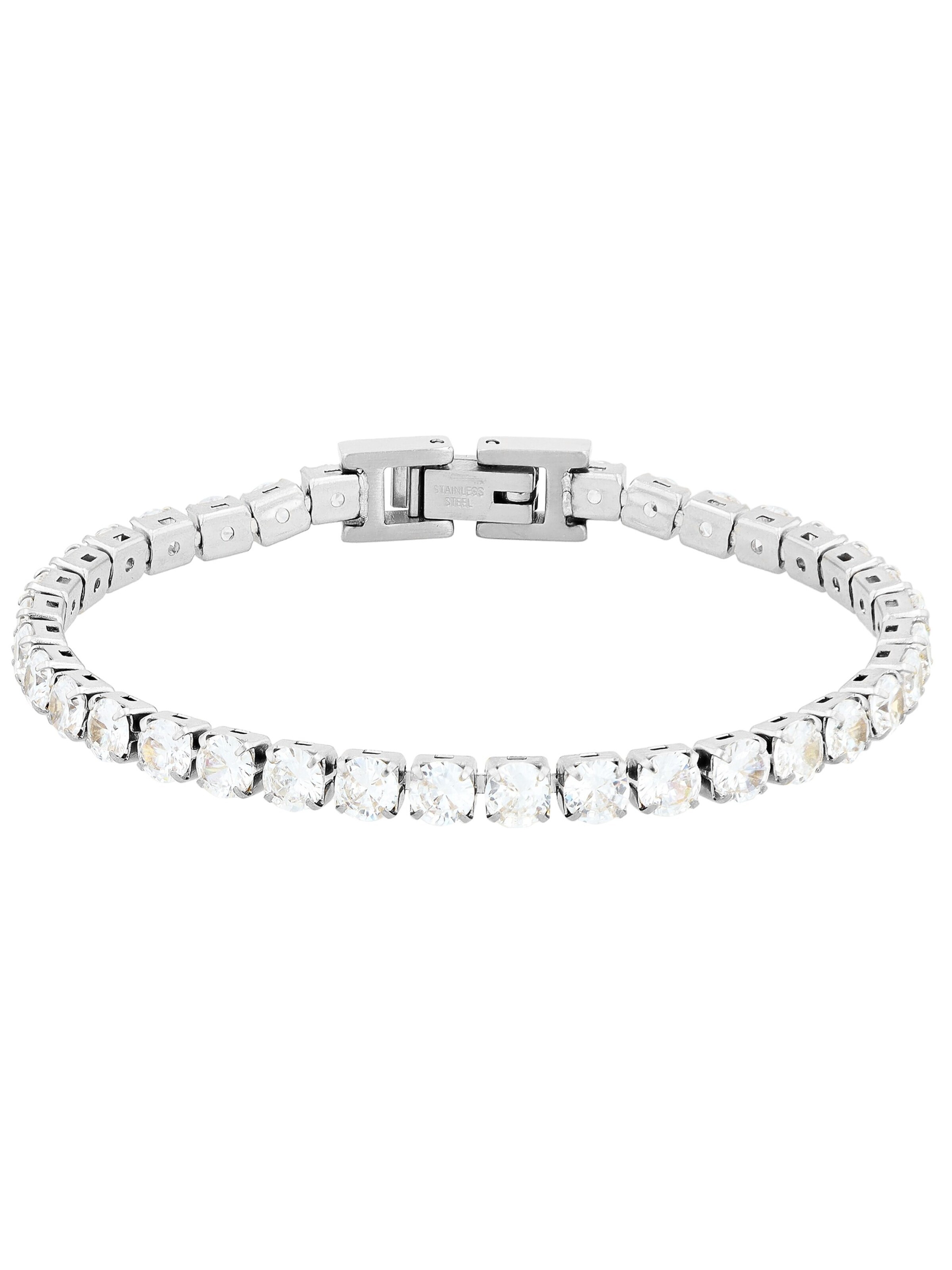 Akzent Bracelet in Silver: front