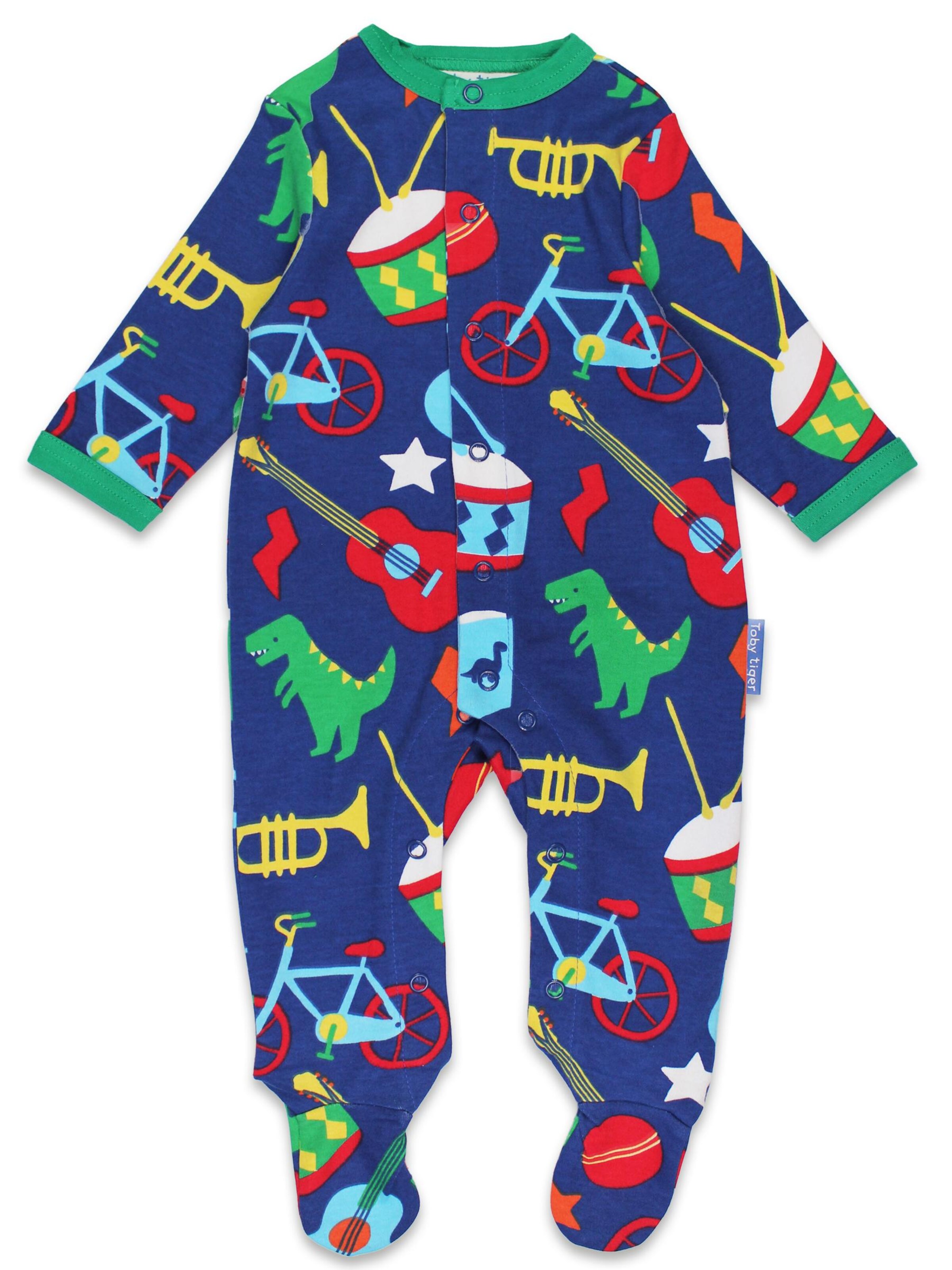 Toby Tiger Strampler/Body 'Geschenke'‌‌‌‌‌ in Blau