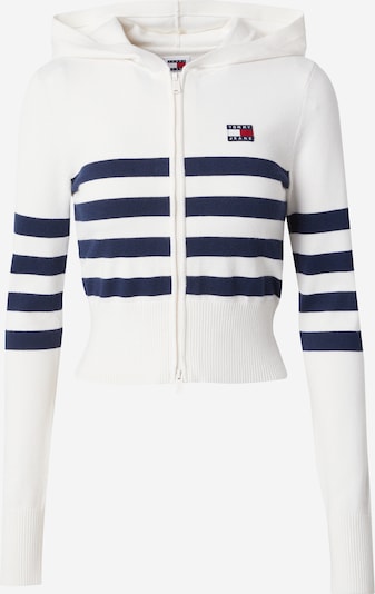 Tommy Jeans Zip-Up Hoodie in marine blue / Red / White, Item view