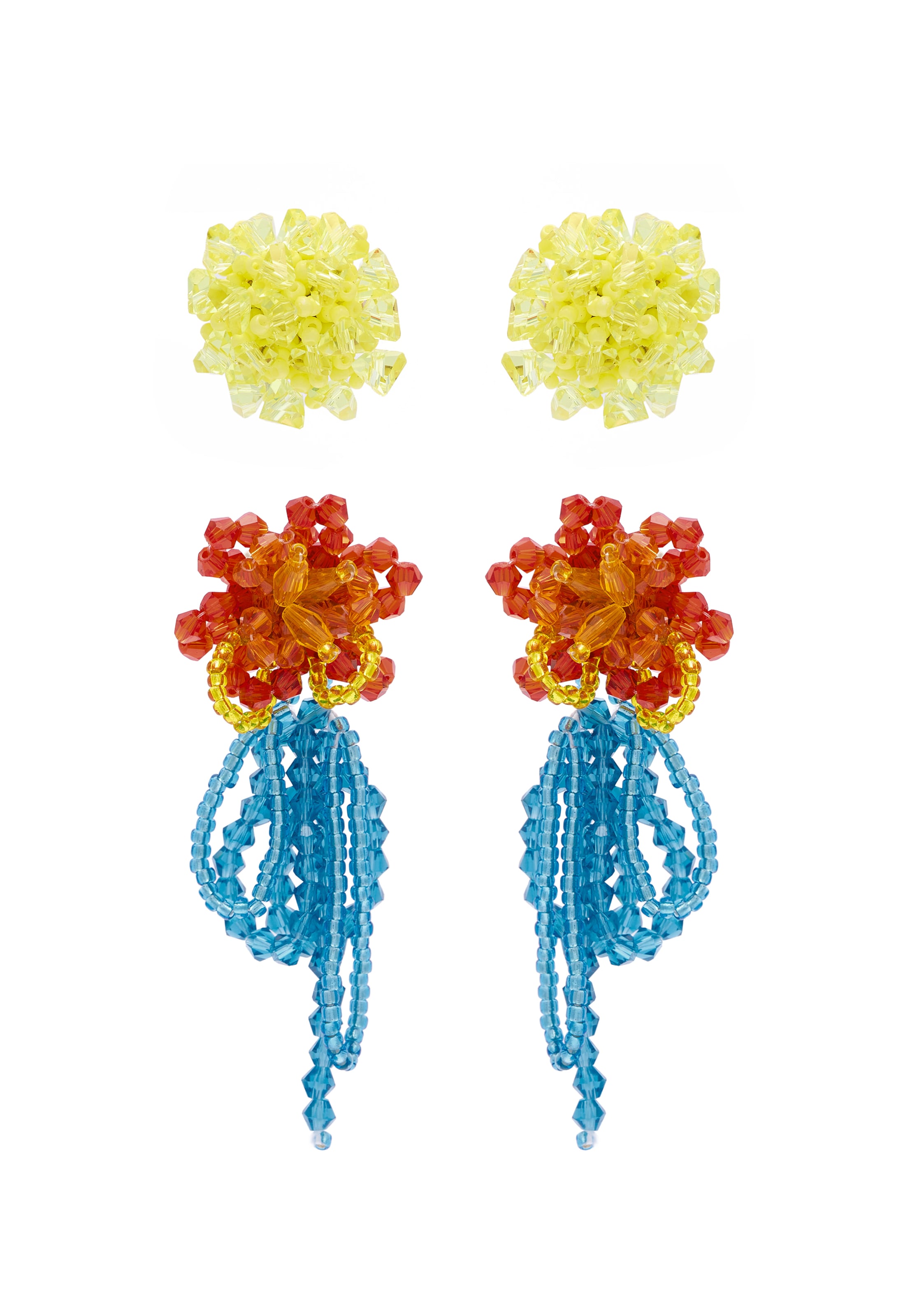 myMo at night - Pendientes en amarillo: frente
