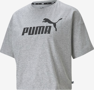 PUMA T-Shirt in hellgrau / schwarz, Produktansicht