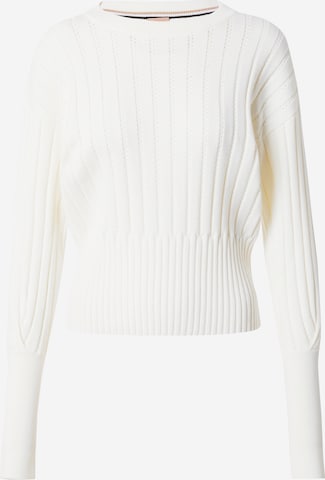 BOSS - Pullover 'Fempali' em branco: frente