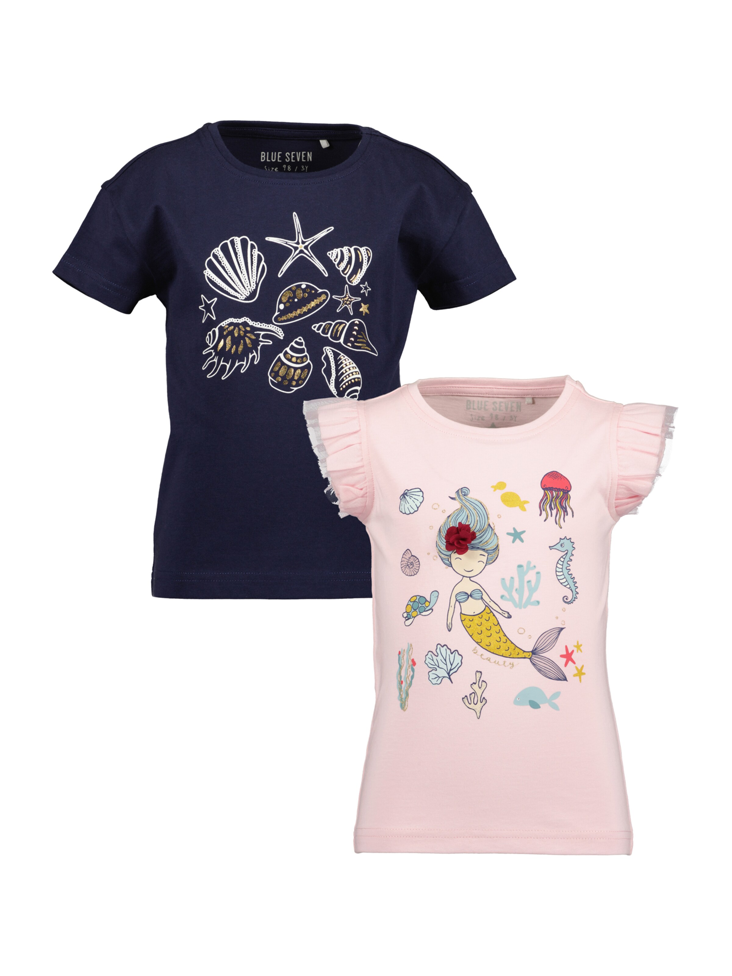 BLUE SEVEN Тениска в розово: отпред