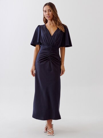 Robe 'ELANA' Tussah en bleu